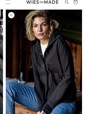 Wiesmade BODEGA | CARDIGAN
FRENCH TERRY SHAWL COLLAR CARDIGAN, Women’s Small